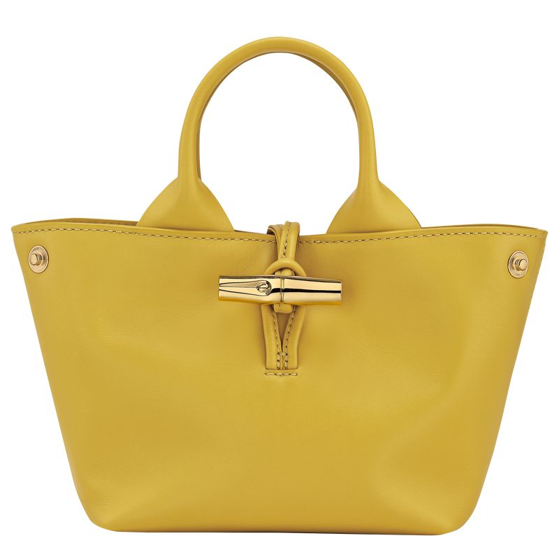 Yellow Longchamp Le Roseau Xs Women Handbag | US-278EOATCV